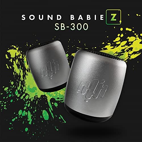Zompers Pure-Hypr Audio SB300 צמד רמקול מיני | שני רמקולי Bluetooth ניידים | שעות של מוזיקה איכותית | הרמקולים